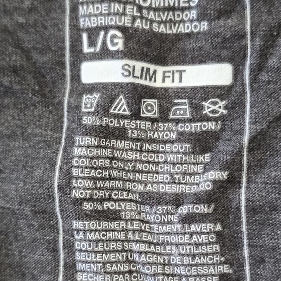 The North Face Classic Tee Shirt Men Sz L Gray Logo Short Sleeve Athleisure - Picture 7 of 13